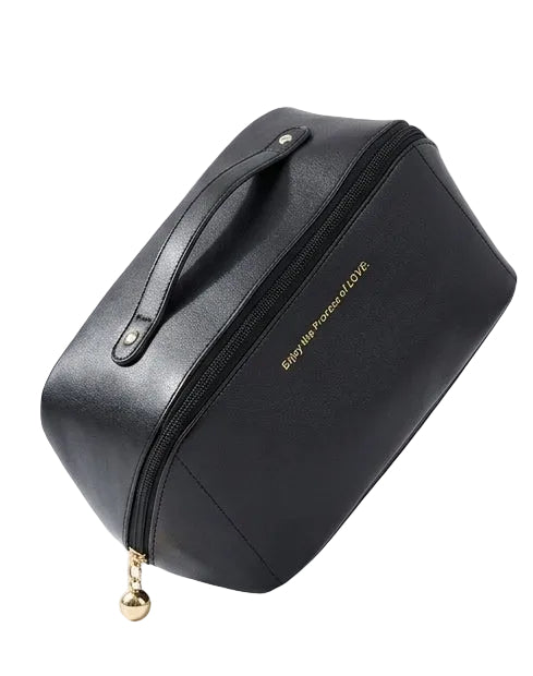 Large Capacity Travel Cosmetic Bag Black trendyyx