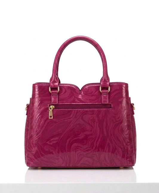 Elegant Marbled Handbag trendyyx