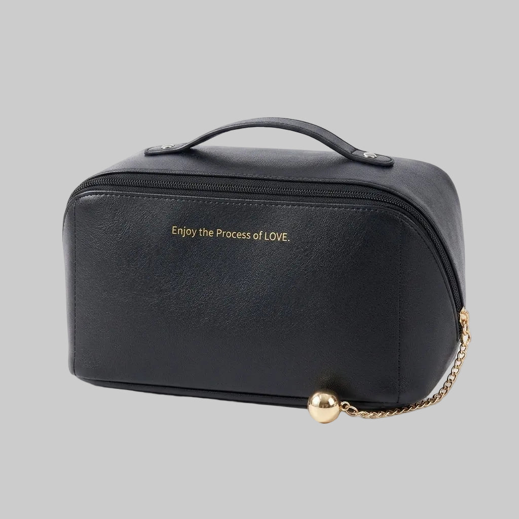 Large Capacity Travel Cosmetic Bag Black trendyyx