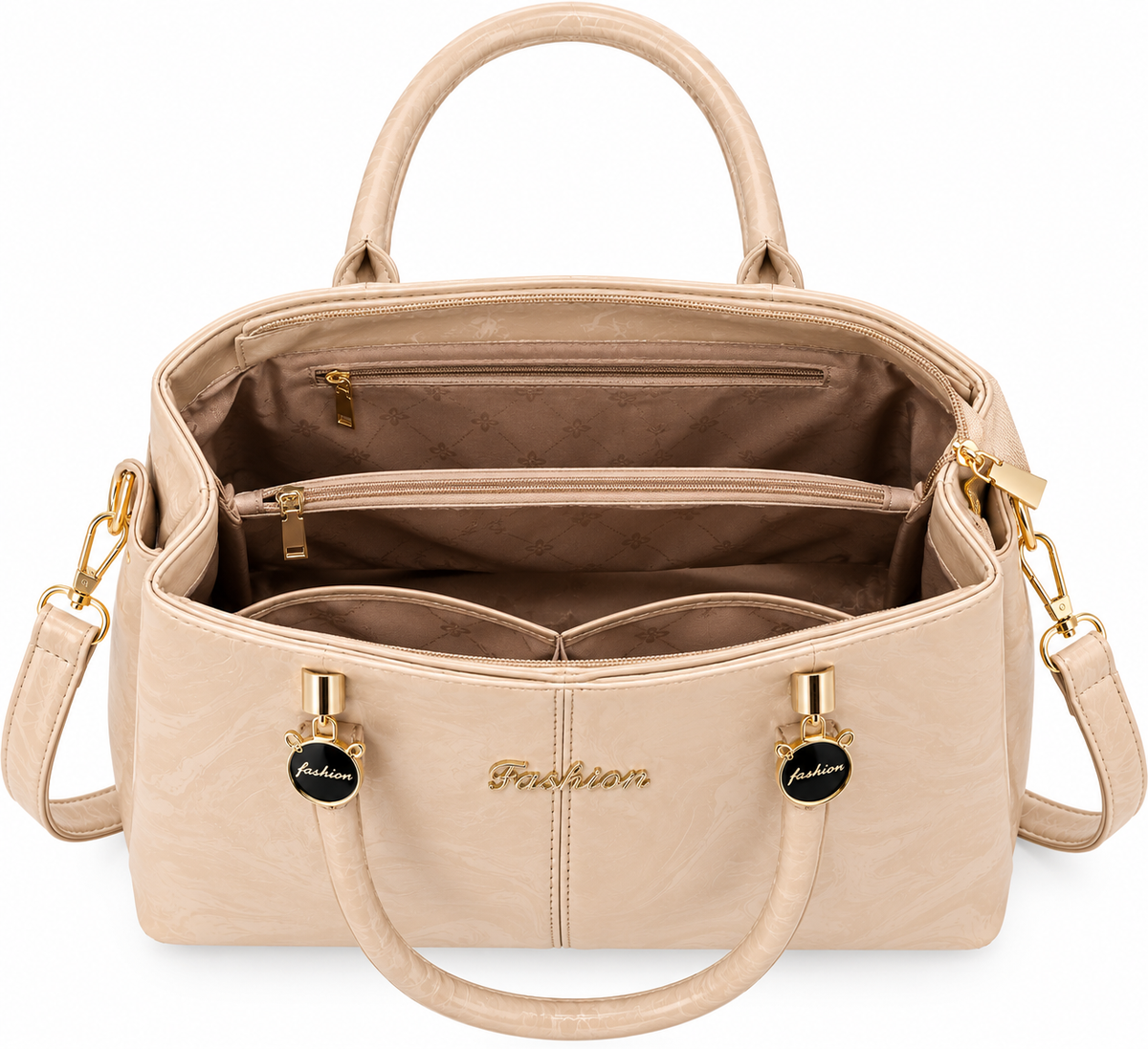 Elegant Marbled Handbag trendyyx