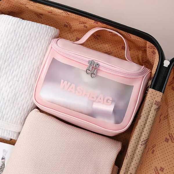 Premium Waterproof Transparent Cosmetic Washbag trendyyx