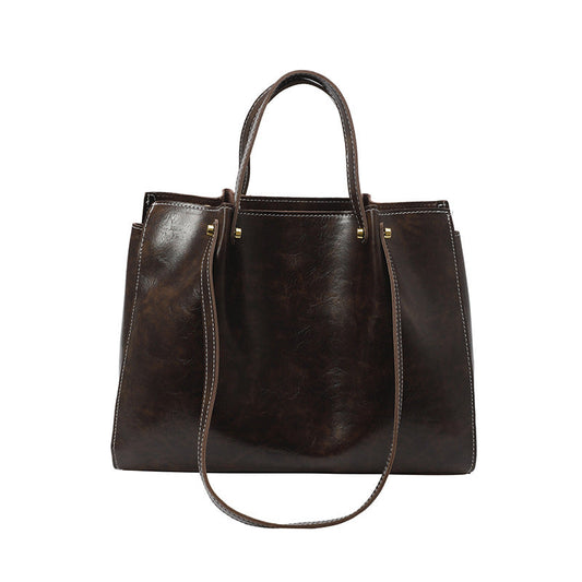 Trendyyx The Glossy Coffee Color Luxury Bag trendyyx