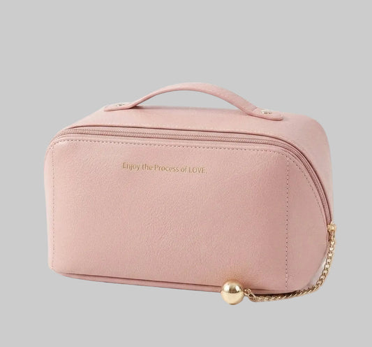 Large Capacity Travel Cosmetic Bag Pink trendyyx