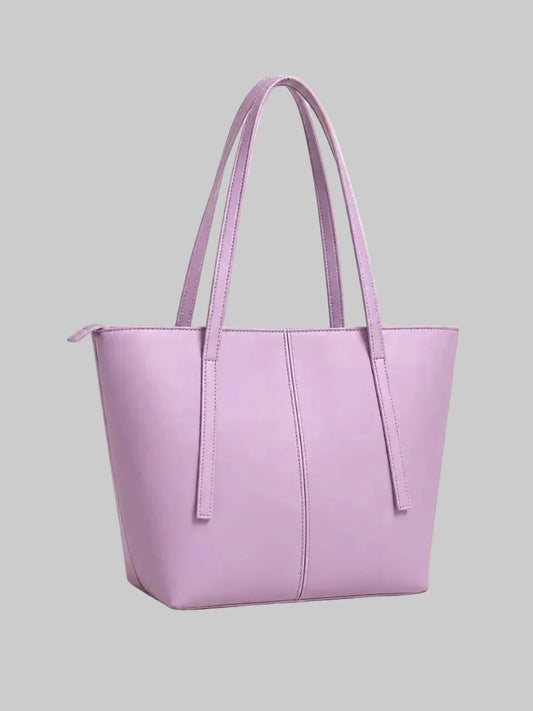 Trendyyx Elegant Premium Leather Plain Tote Bag trendyyx