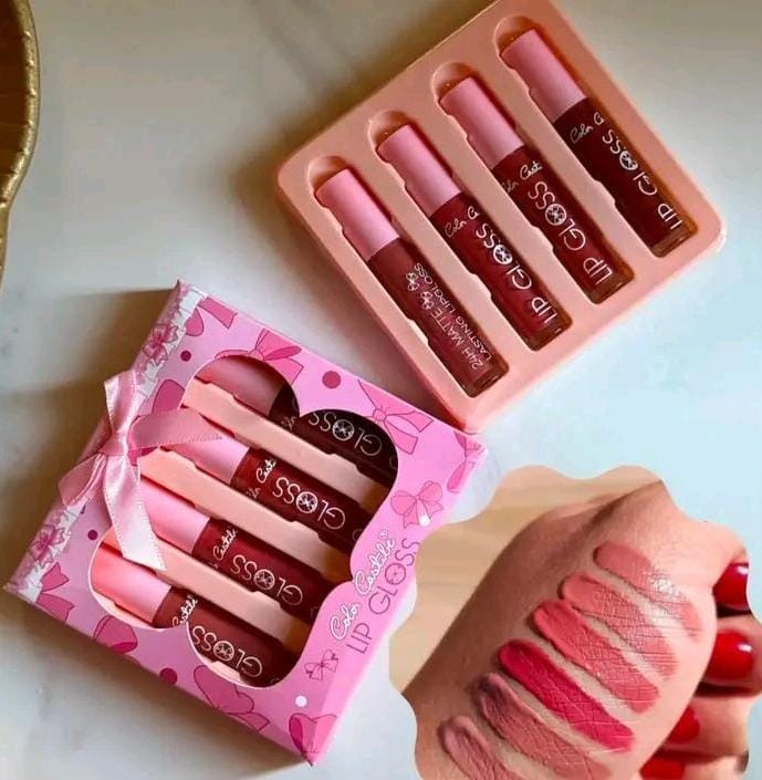 Trendyyx Matte Lip Gloss Set Multicolor