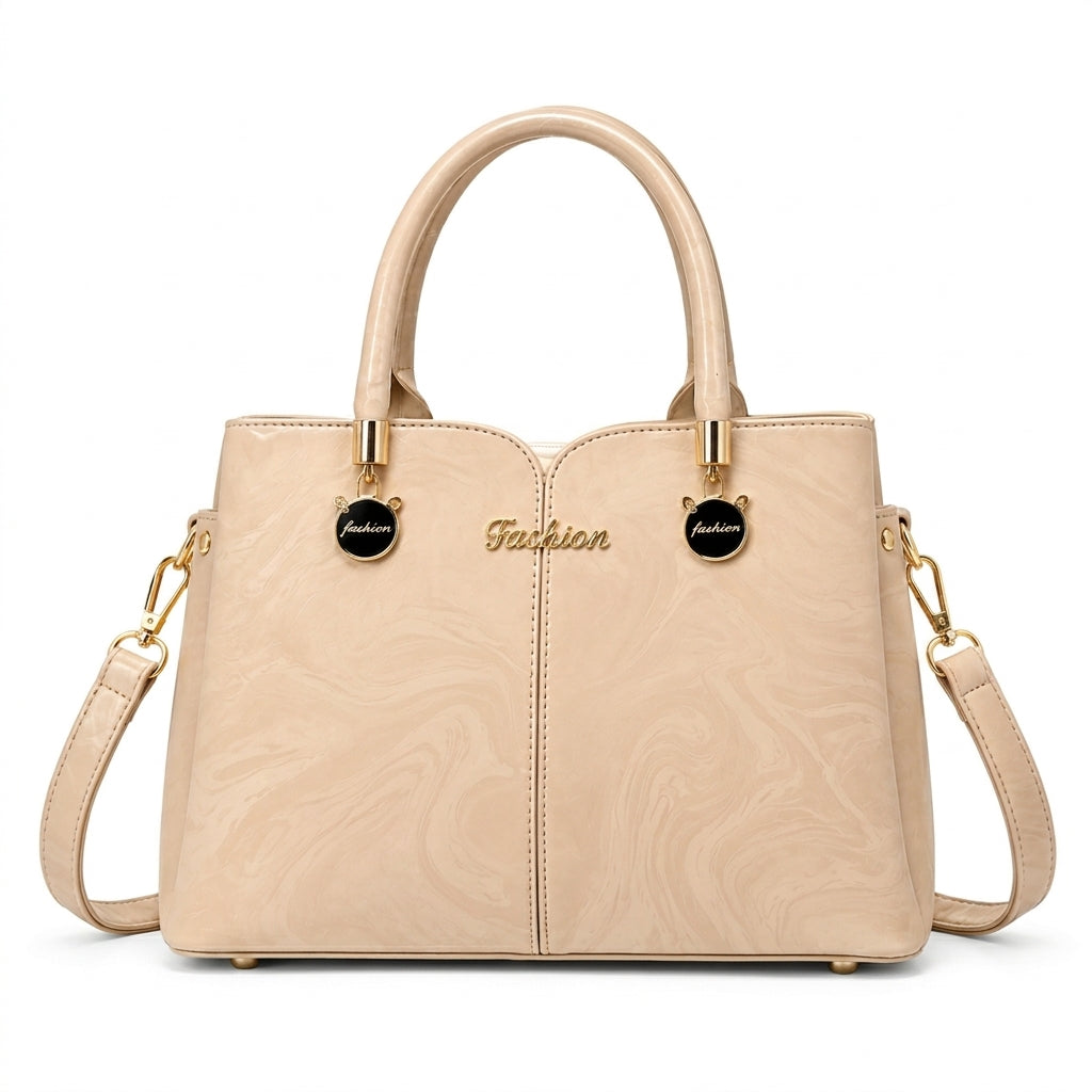 Elegant Marbled Handbag trendyyx