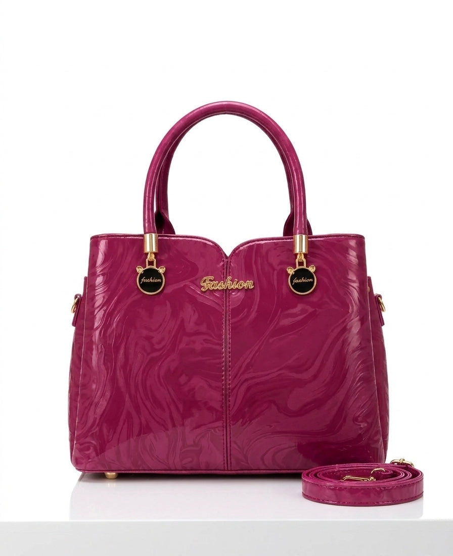 Elegant Marbled Handbag trendyyx