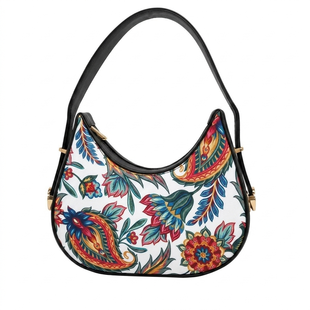 Trendyyx Floral Curve Hobo Bag trendyyx