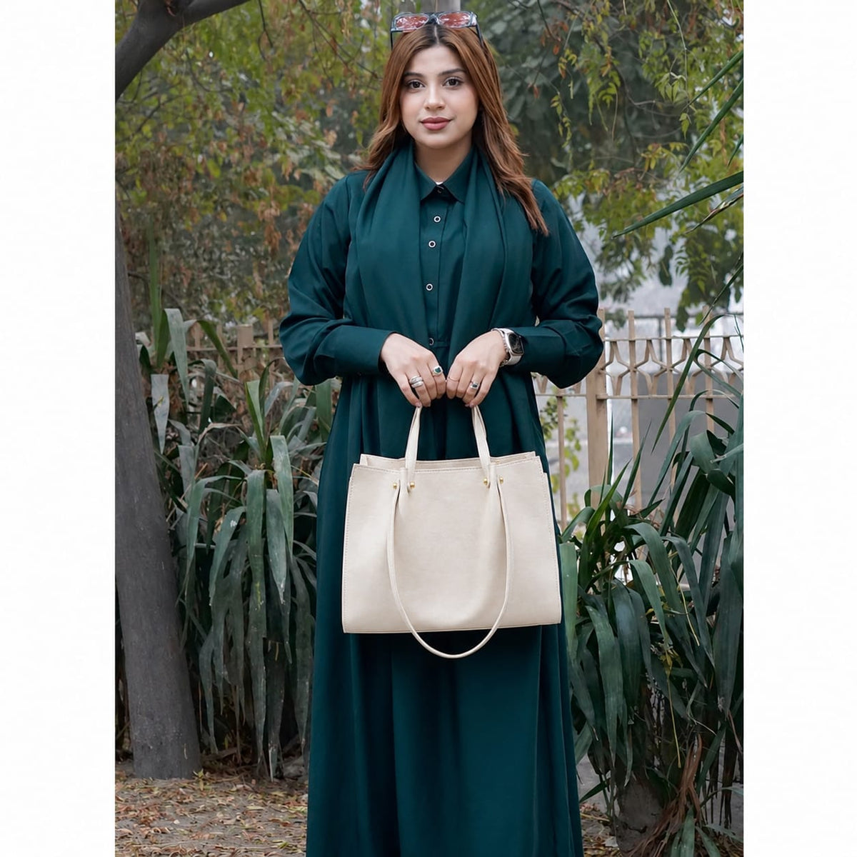 The Glossy Off-White Luxury Bag trendyyx
