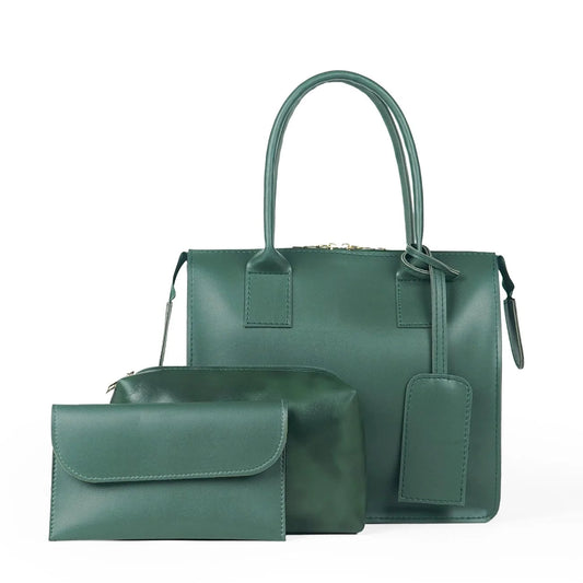 Olive Bag Set of 3 Green trendyyx